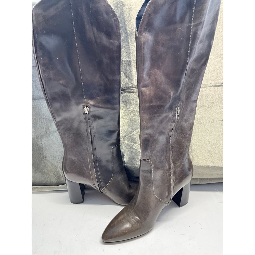 Dolce Vita Nedi in Dark Olive Leather - Picture 9 of 12